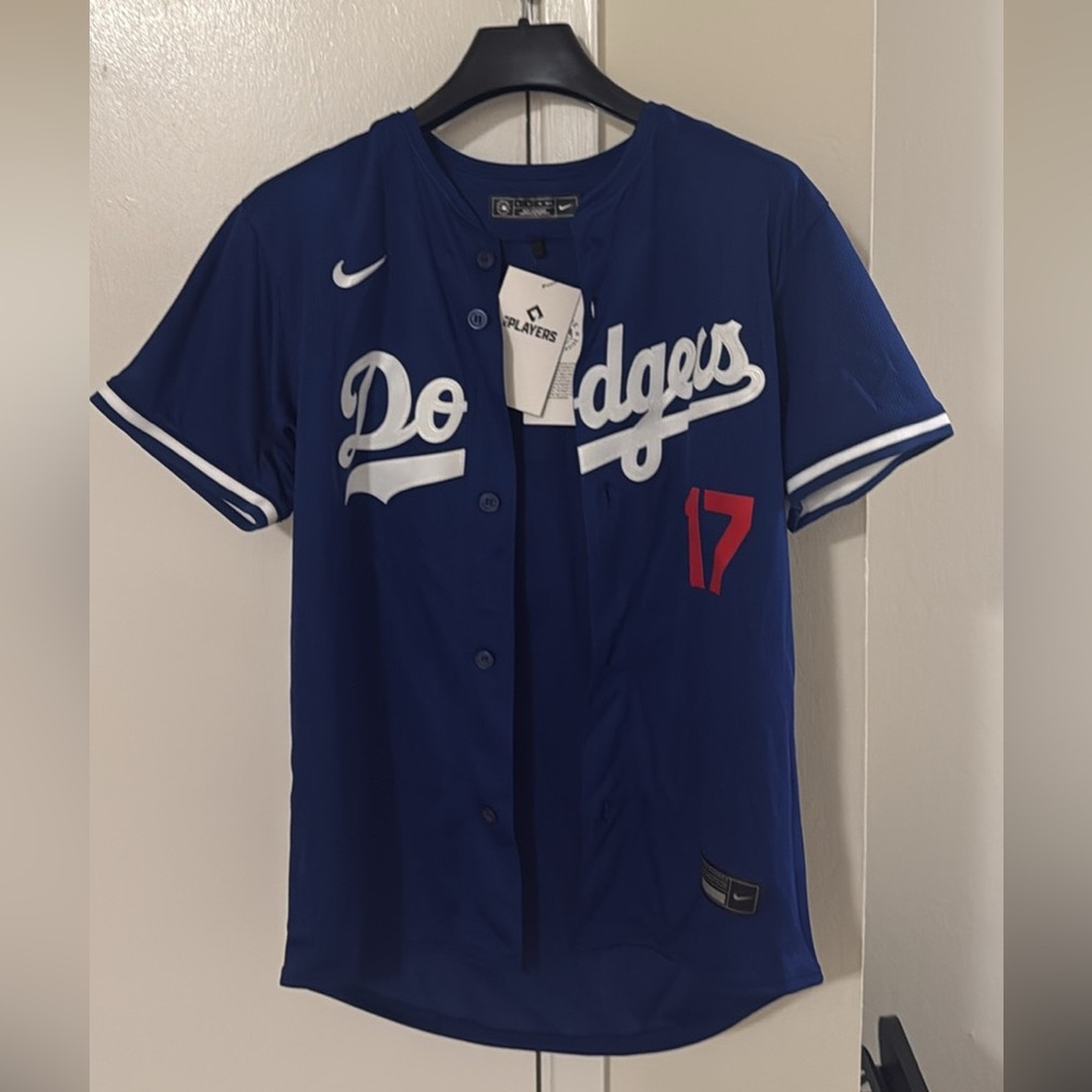 Nike Royal Blue Dodgers Ohtani Jersey